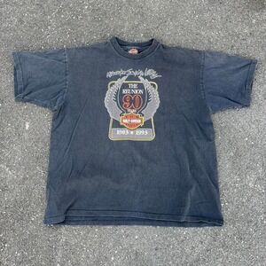 1990s Harley Davidson 90 year anniversary shirt size XL
